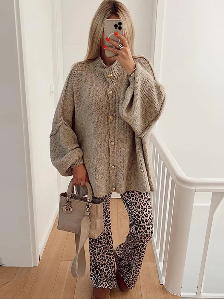 Drune | Bequeme Übergroßer Cardigan für Frauen