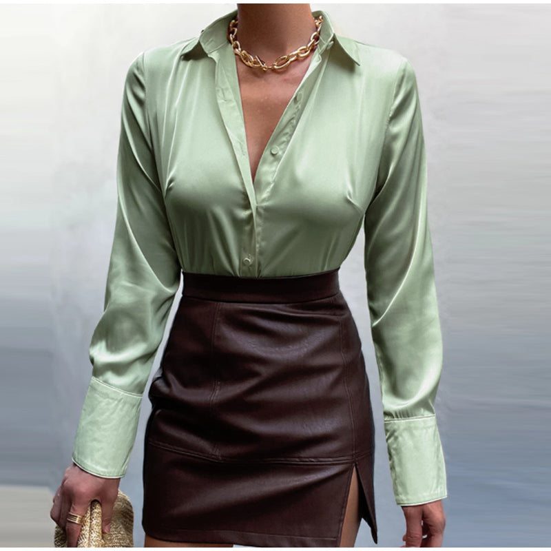 Drune | Satin-Bluse - Die perfekte Bluse für jeden Anlass!