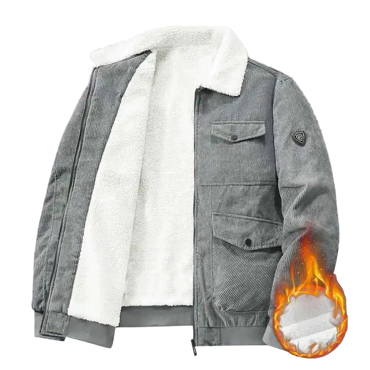 Drune | Winterjacke mit Fleece-Innenfutter - Modische Freizeitjacke für kalte Tage