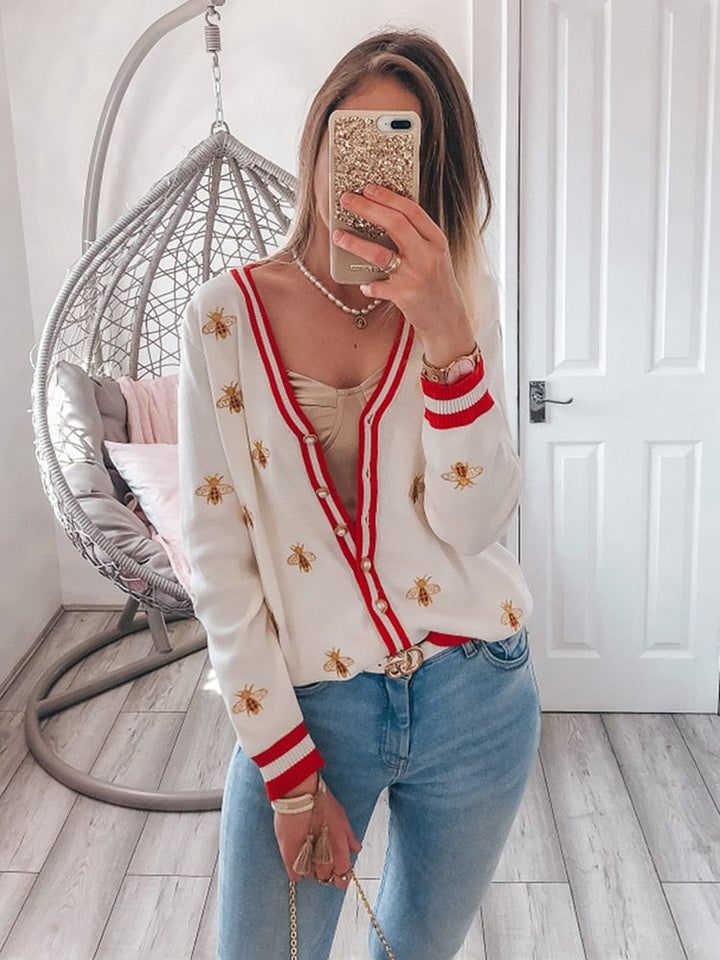 Drune | Vliegende Regels Cardigan