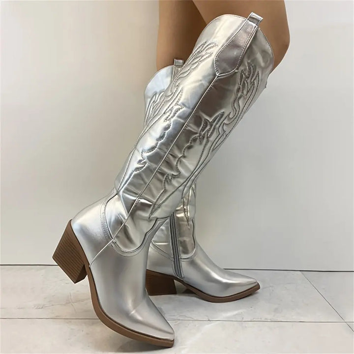Drune | Robuste Cowboystiefel Bis Zum Knie