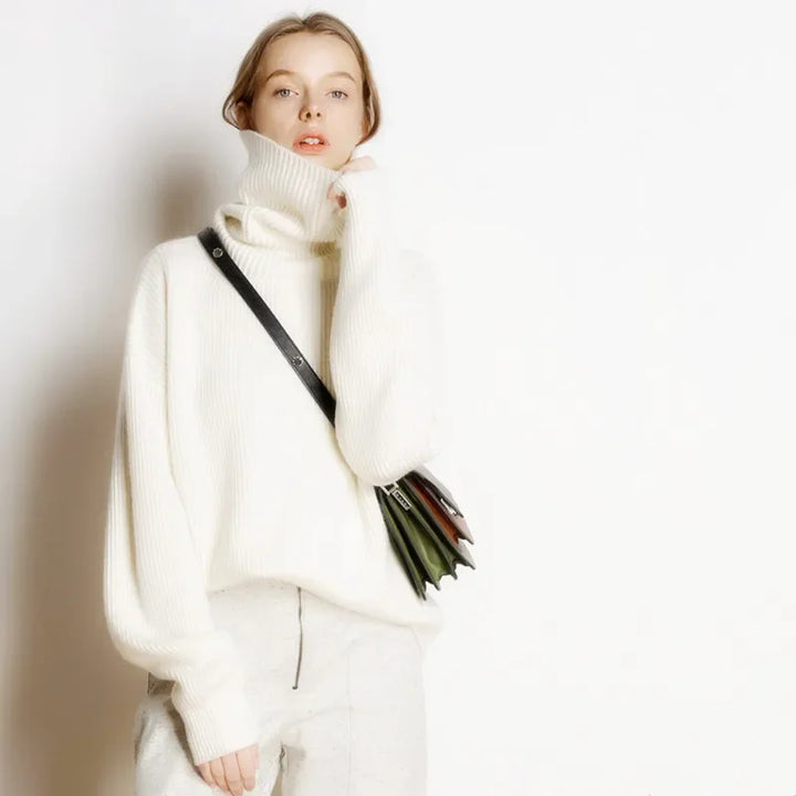 Drune | Rollkragenpullover Oversized Stil für Freizeit und Büro