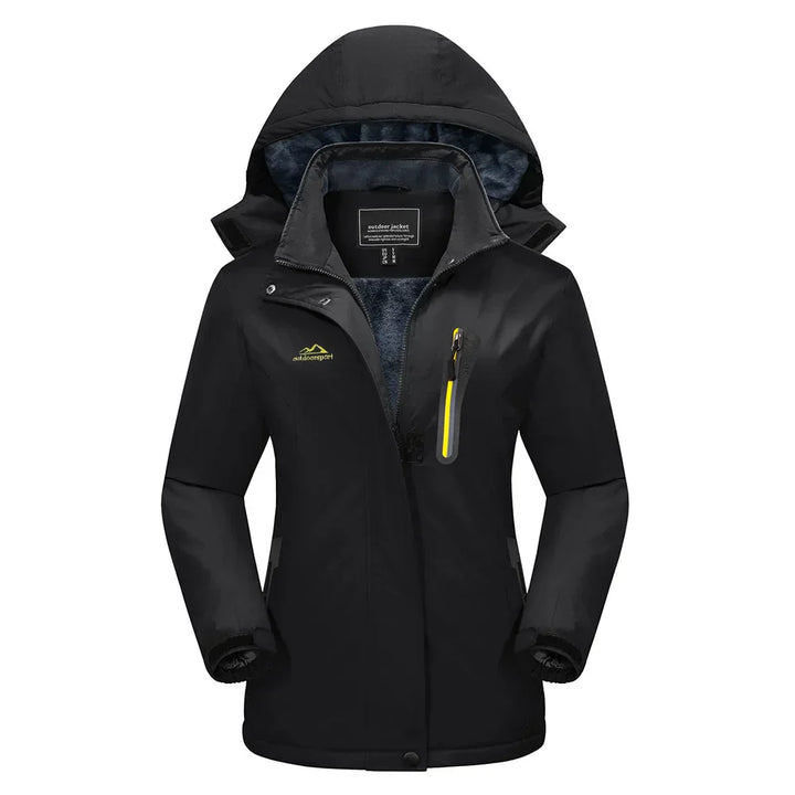 Drune | Damen Schneeski-Jacke mit Hoodie-Stil