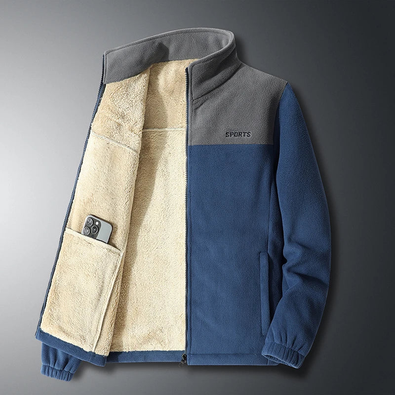 Drune | Weiche Fleecejacke mit Taschen Polyester Sportlich und Warm