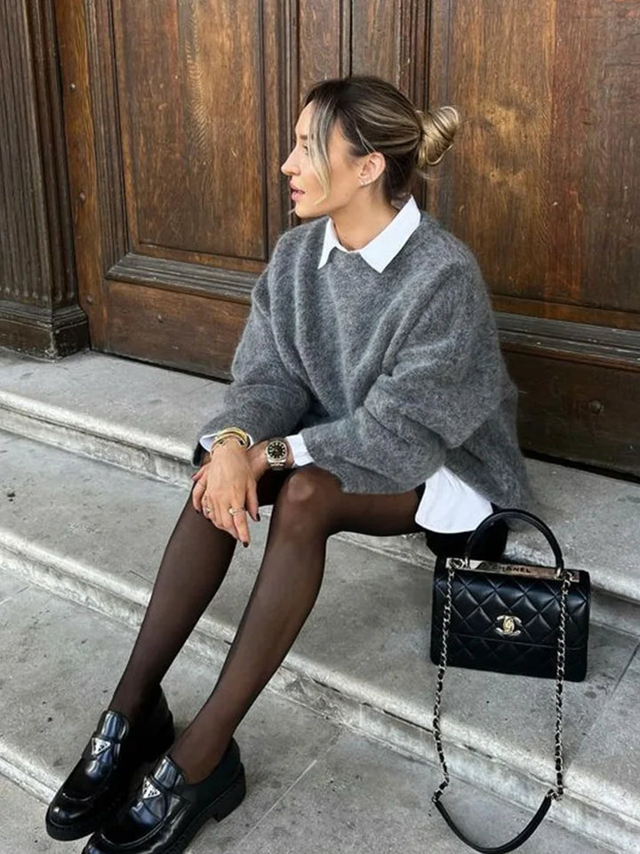 Drune | Oversized Gestrickter Pullover