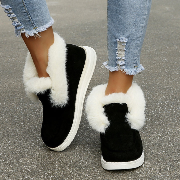 Drune | Bequeme flauschige Stiefel