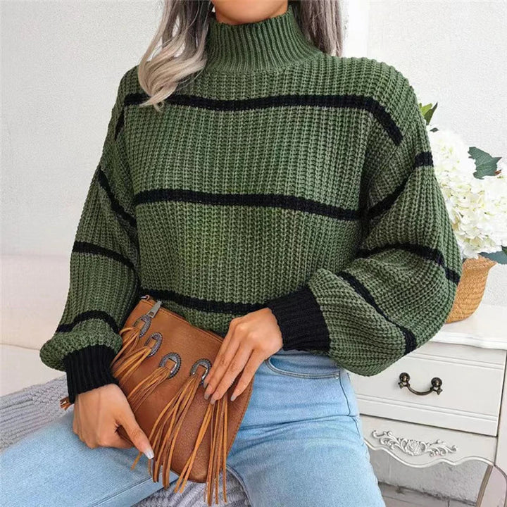 Drune | Moderner Couture Rollkragenpullover mit Feinstrick