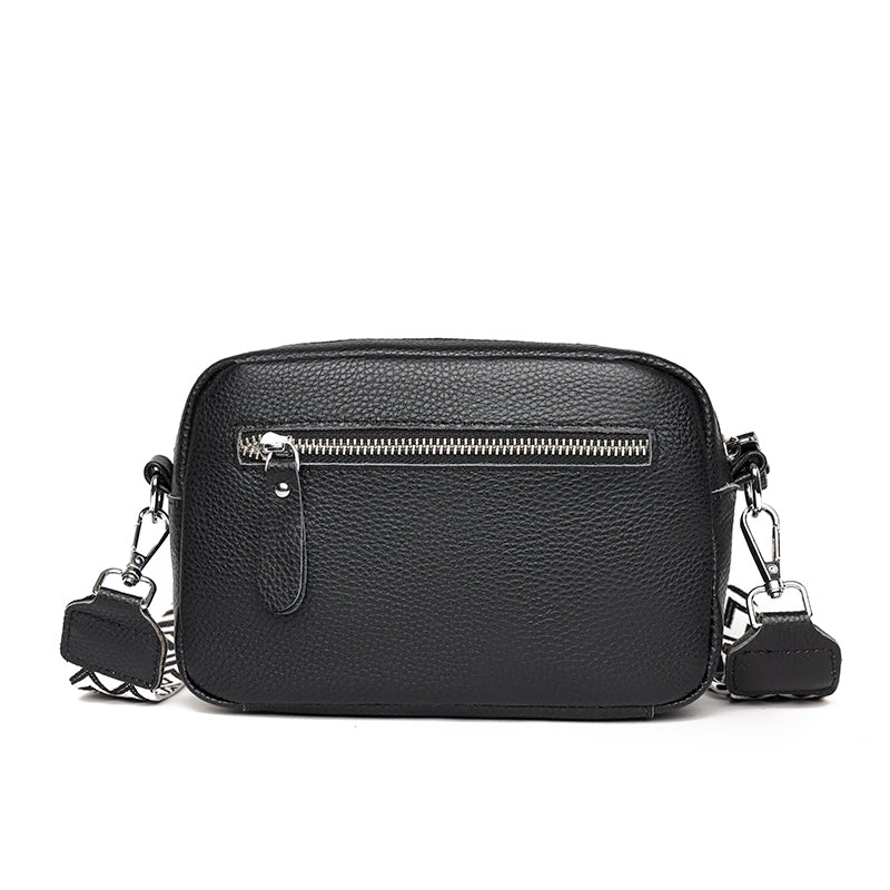 Drune Fashion - Schultertasche aus veganem Leder für Damen