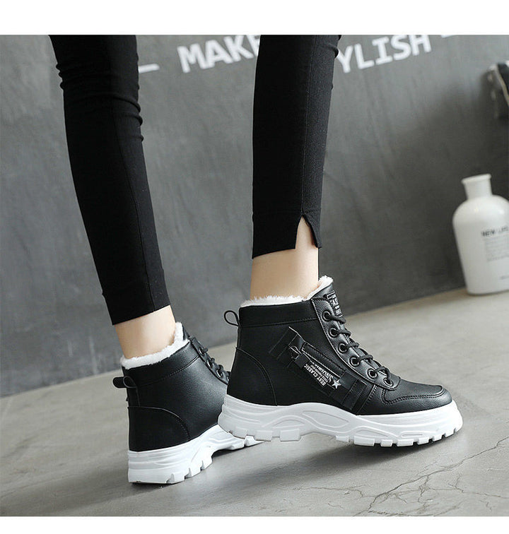 Drune-Mode - Mit Fleece-Wolle gefütterte Evolution-Schuhe