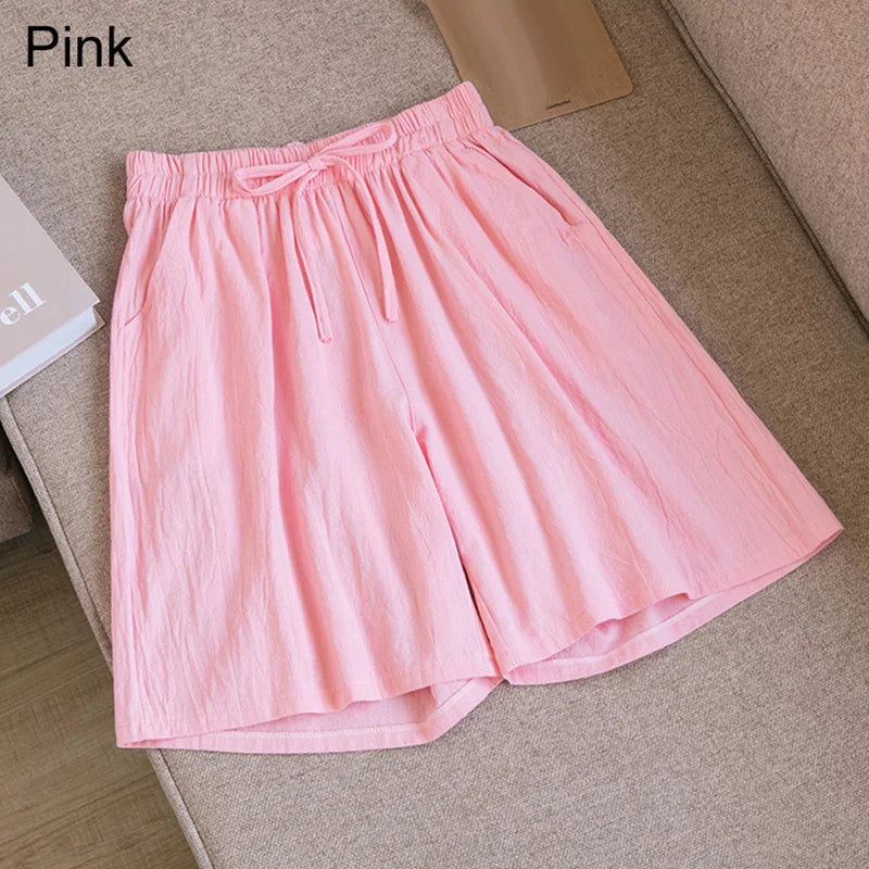 Drune | Baumwoll-Knie-Lange Shorts