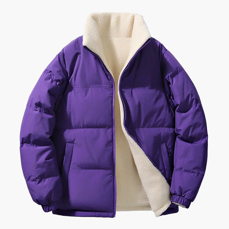 Drune | Winter Steppjacke mit Fleece-Innenfutter - Urban Freizeitjacke, Lockerer Schnitt, Warm, Ideal für Alltag & Outdoor