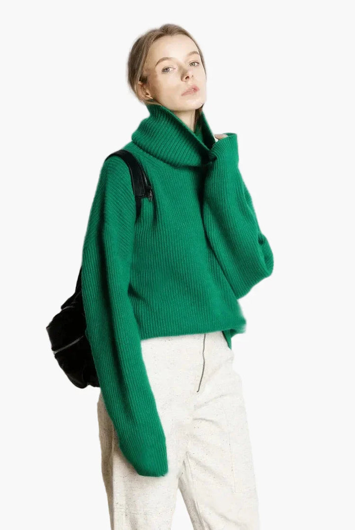 Drune | Rollkragenpullover Oversized Stil für Freizeit und Büro