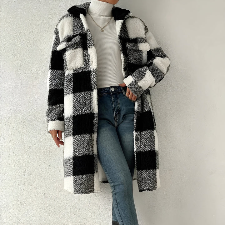 Drune | Karierter Mantel für Damen