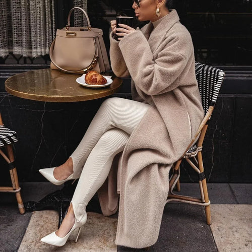 Drune | Warme Plüsch Damen Winterjacke