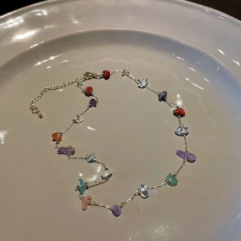 Drune | Elegante Natur Edelstein Kette