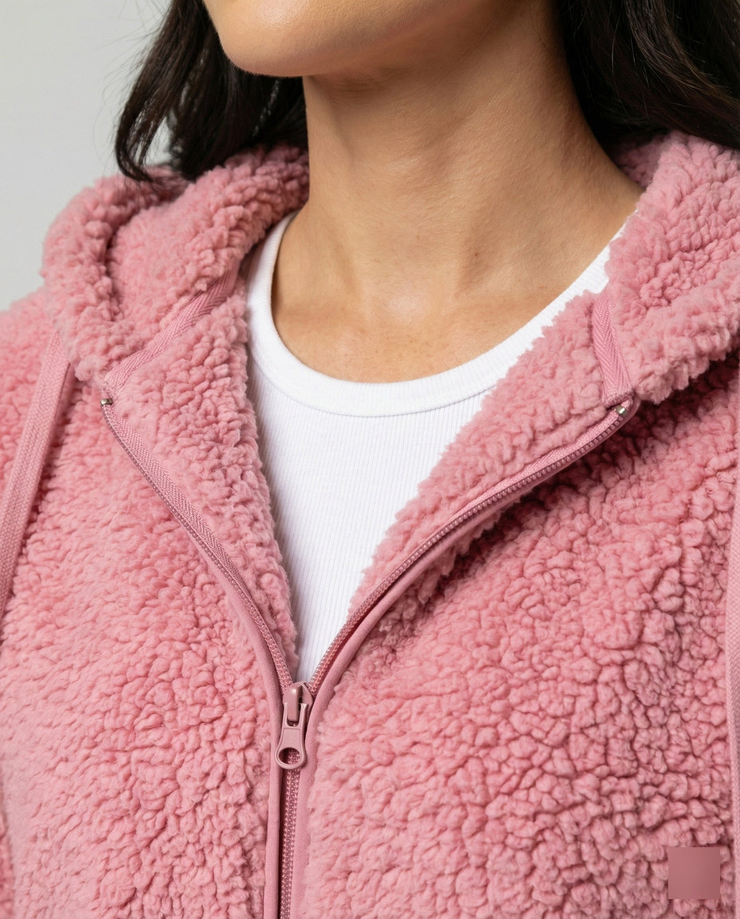Drune | Teddy Fleecejacke Damen Lang