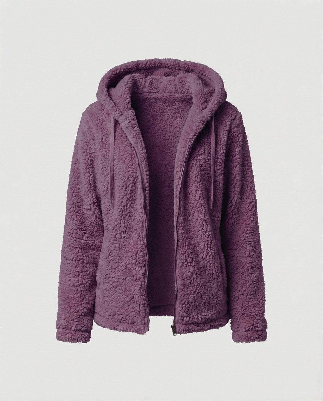 Drune | Teddy Fleecejacke Damen Lang