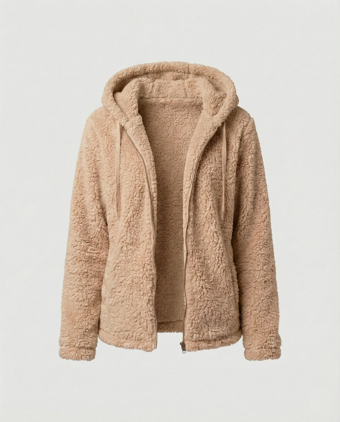 Drune | Teddy Fleecejacke Damen Lang