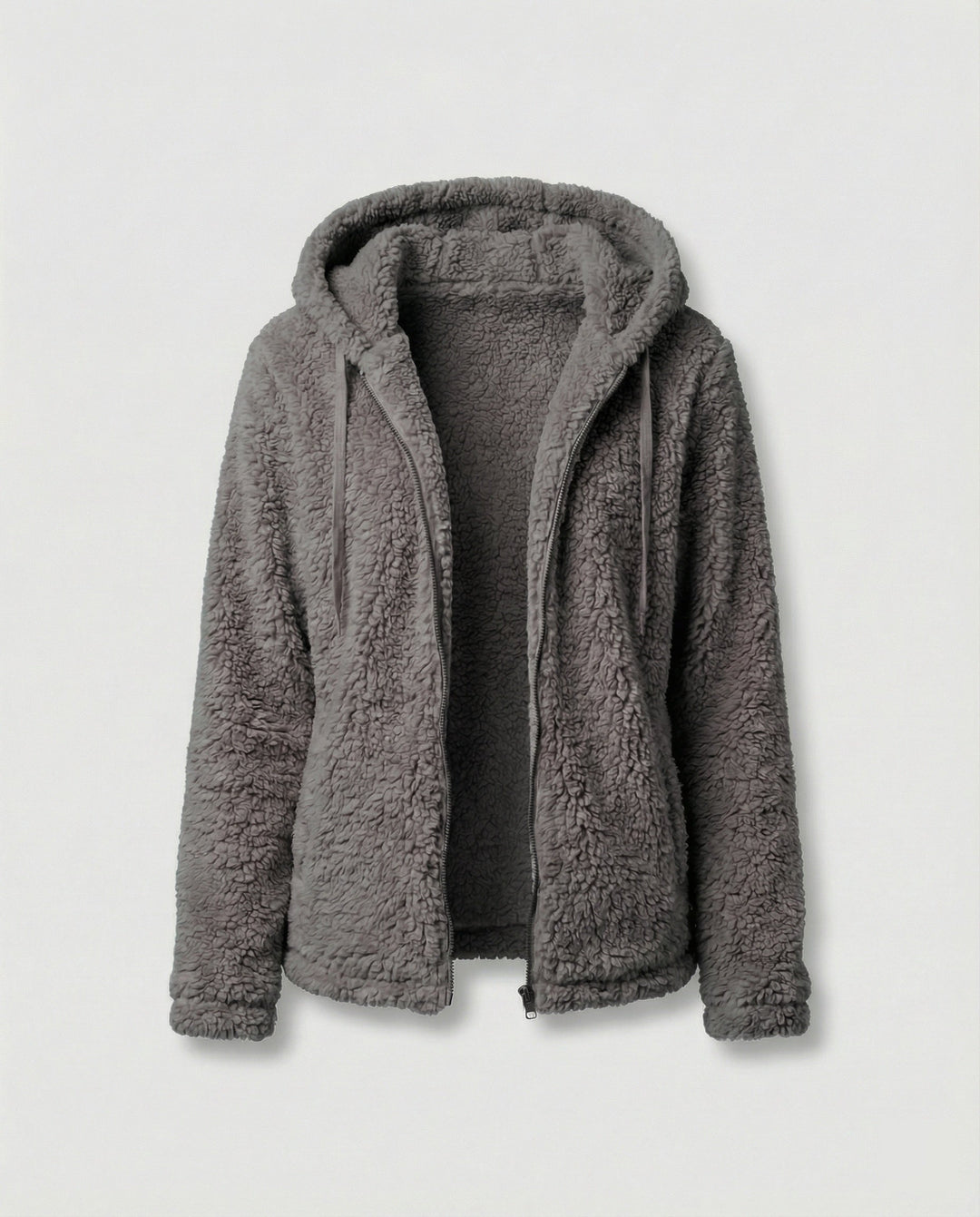 Drune | Teddy Fleecejacke Damen Lang