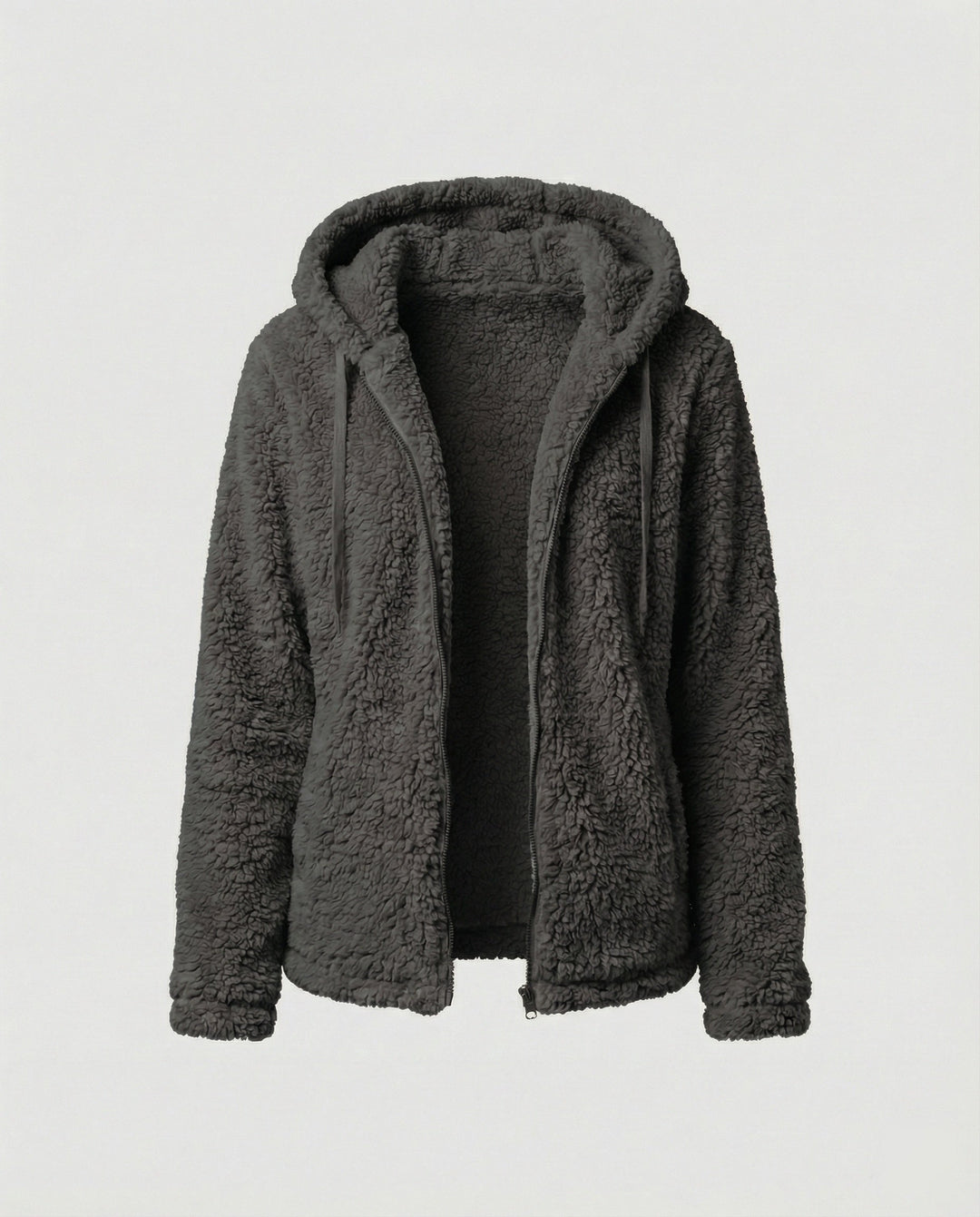 Drune | Teddy Fleecejacke Damen Lang
