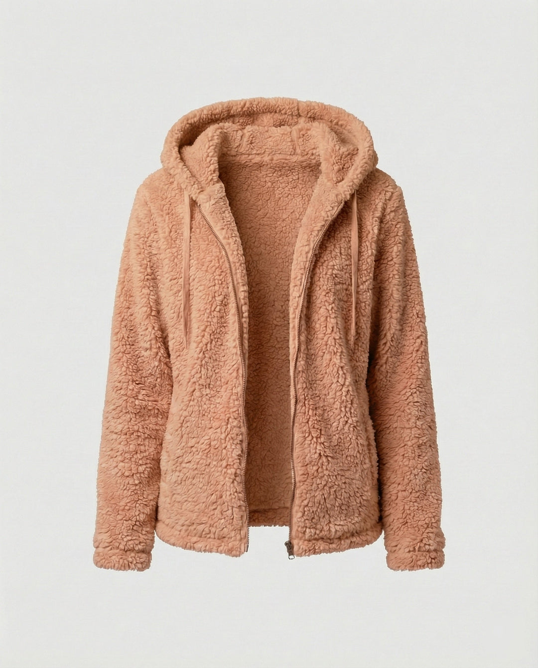 Drune | Teddy Fleecejacke Damen Lang