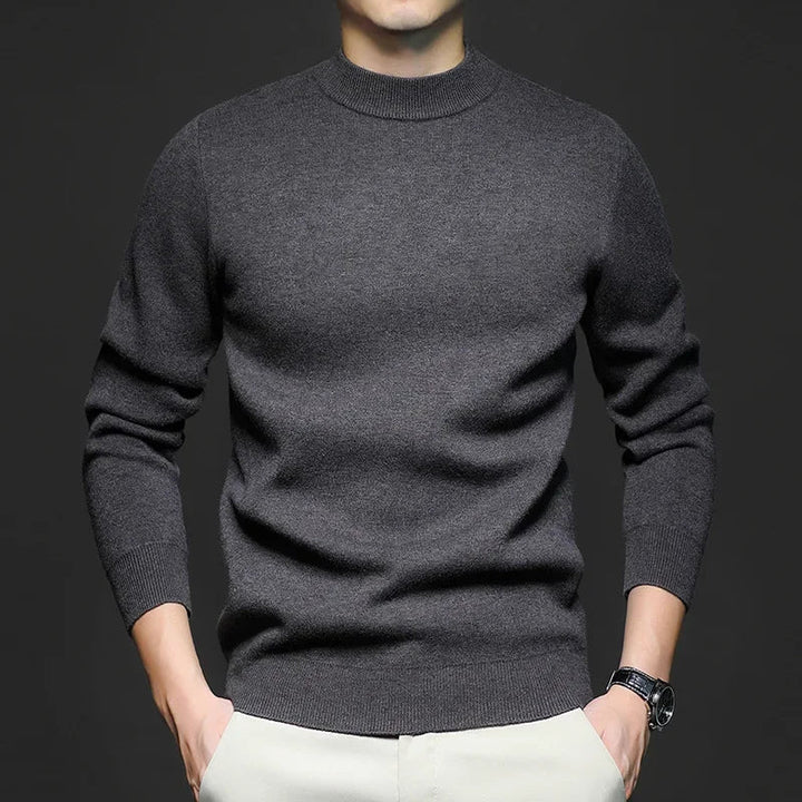 Drune | Klassischer Strickpullover Rundhals Zeitloses und Elegantes Aussehen