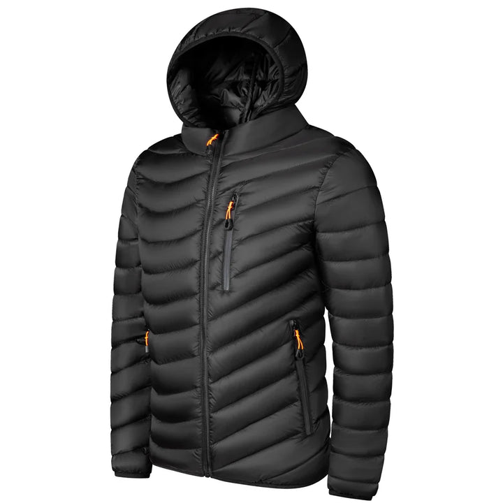 Drune | Leichtgewichtige Pufferjacke mit Kapuze Polyester Warm und Praktisch