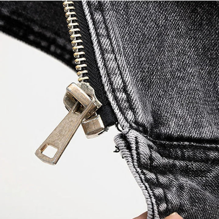 Drune | Distressed Denim Weste
