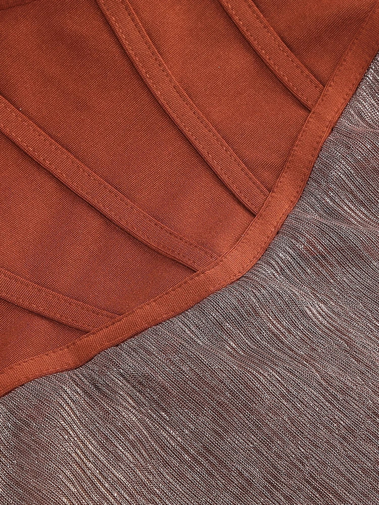 Drune | Glitzer Rückenfrei Abend Maxi Kleid