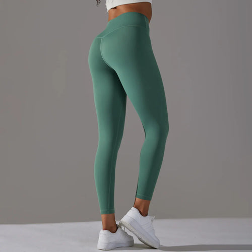 Drune | Atmungsaktive hohe Taille Yoga Leggings für Damen zum Sport, Laufen und Radfahren
