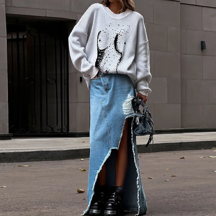 Drune | Überschnitten Unverzogen Pullover