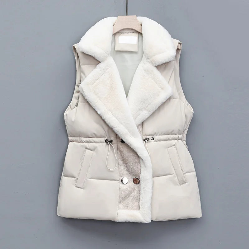 Drune | Elegante Kunstfellweste für Herbst und Winter