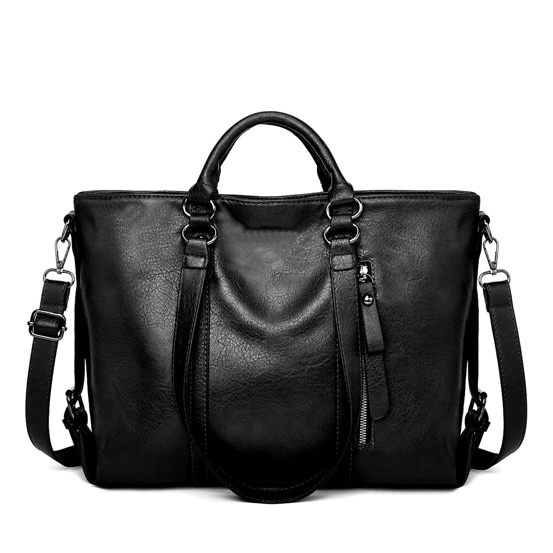 Drune | Große Leder-Schultertasche