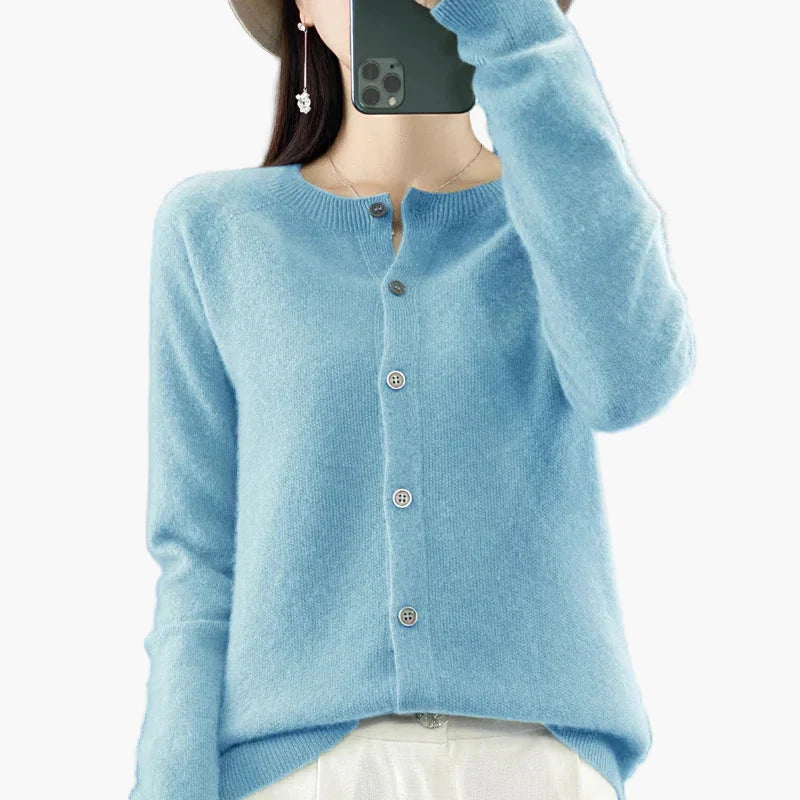Drune | Klassische Strickjacke Cardigan - Eleganter Alltags-Style für Büro & Freizeit