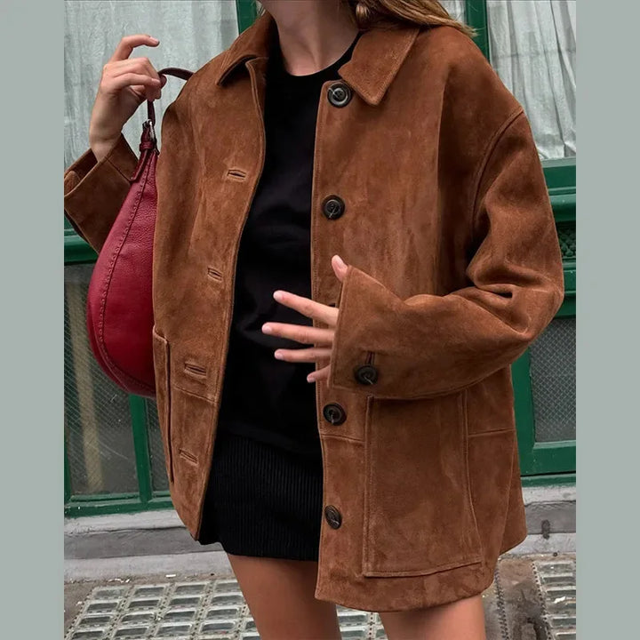 Drune | Große Button-Up-Jacke für Damen