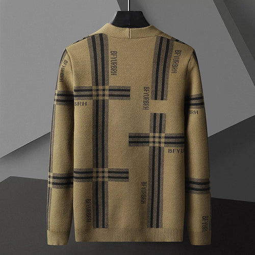 Drune | Offene Strick-cardigan mit Karomuster Weich und Stilvoll Perfekt Für Den Layer-look