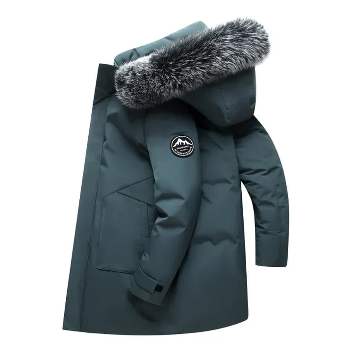 Drune | Lange Winterjacke