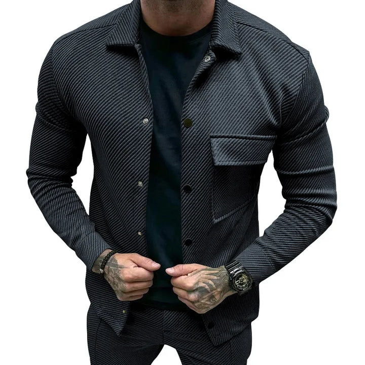 Drune | Klassische Leichtgewicht Shirtjacke Polyester Moderner Komfort