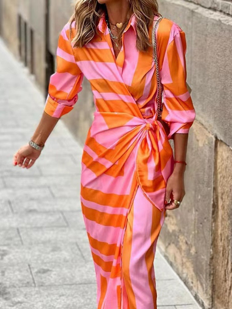 Drune | Sommerkleid mit Gürtel und Kragen
