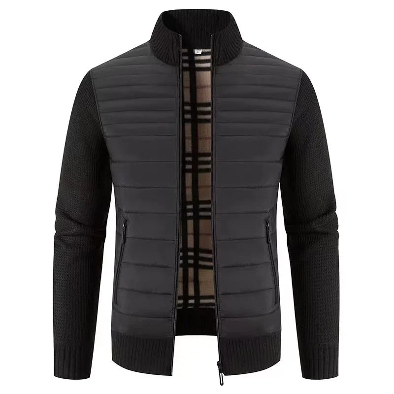 Drune | Strickjacke im koreanischen Stil - Modische Slim Fit Übergangsjacke für Freizeit & Alltag