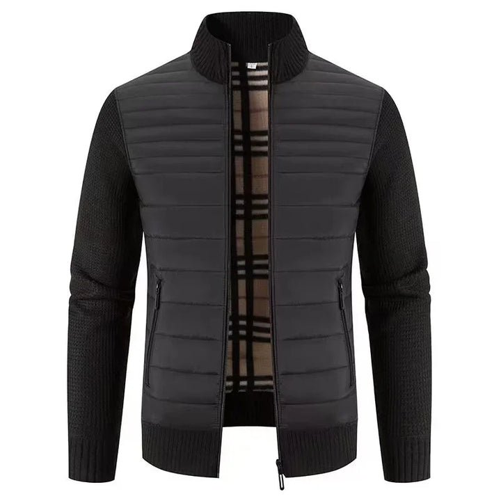 Drune | Strickjacke im koreanischen Stil - Modische Slim Fit Übergangsjacke für Freizeit & Alltag