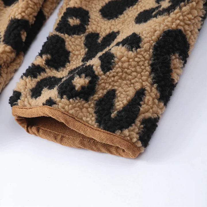 Drune | Leopard Wintermantel