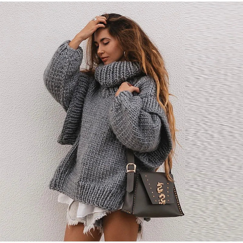 Drune | Chunky Strickpullover Oversized und Trendy Perfekt Für Den Herbst