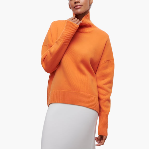 Drune | Pullover mit Rollkragen und voluminösen Ärmeln - Eleganter Style für Alltag und Büro