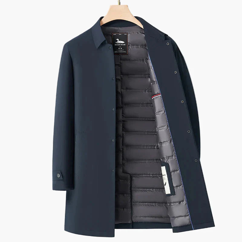 Drune | Übergangsjacke mit Stehkragen - Eleganter City Mantel für Alltag und Büro