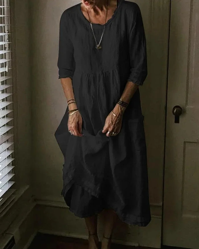 Drune | Oversize Kleid aus Baumwolle für Frauen