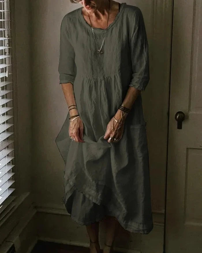 Drune | Oversize Kleid aus Baumwolle für Frauen
