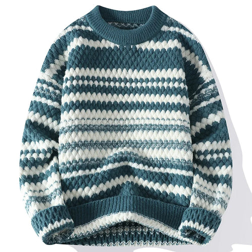 Drune | Strickjacke mit Nordischem Muster Weich und Warm Perfekt Für Wintertage