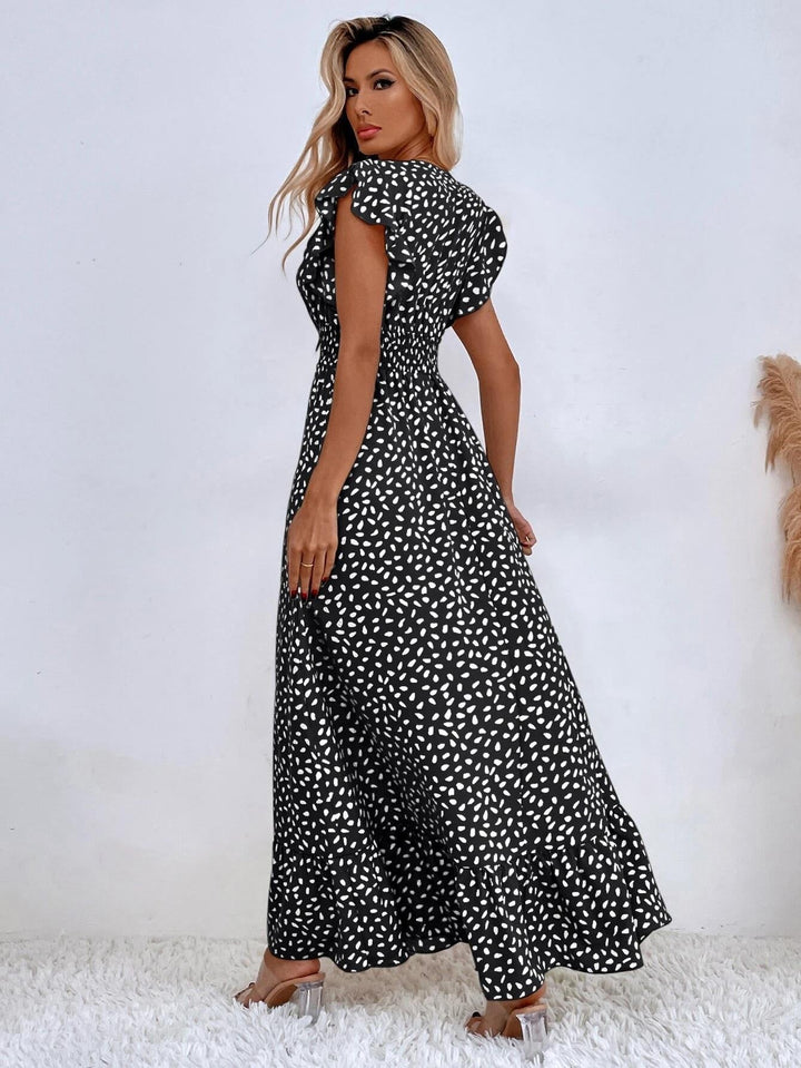 Drune - Maxikleid mit Tupfenmuster