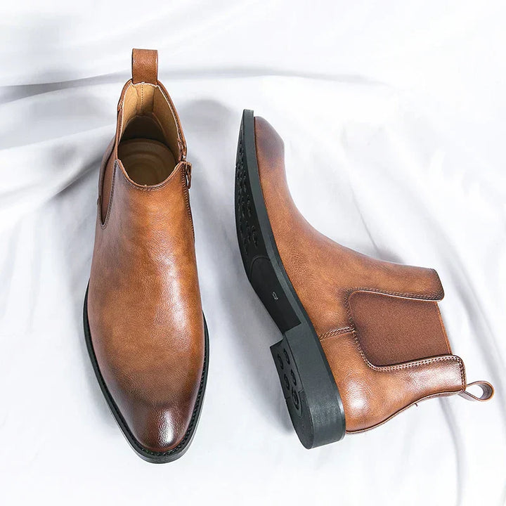 Drune | Lederstiefel mit Reißverschluss